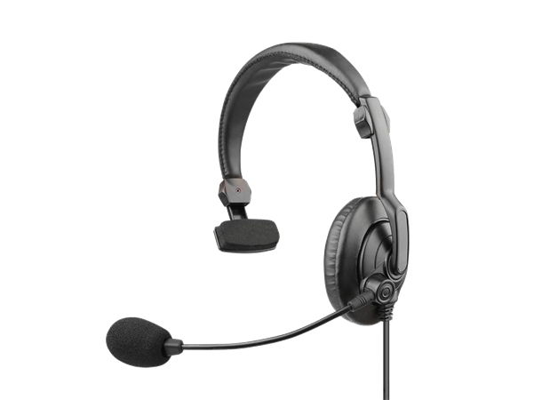 AlfaGear mono-headset til Hytera PD6 Med PTT på ledningen
