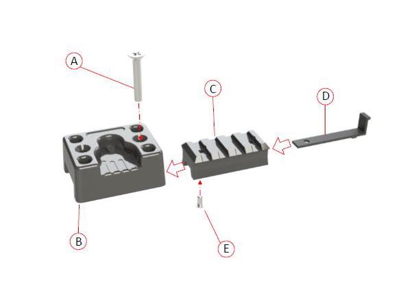 Klickfast adapter for picatinny skinne