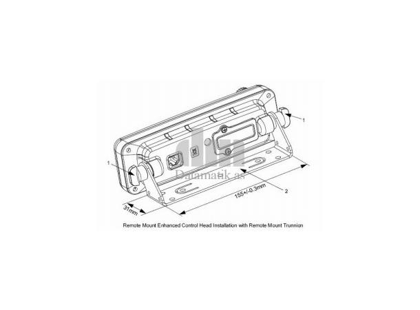 Motorola festebrakett for kontrollhode MTM5000, MTM800