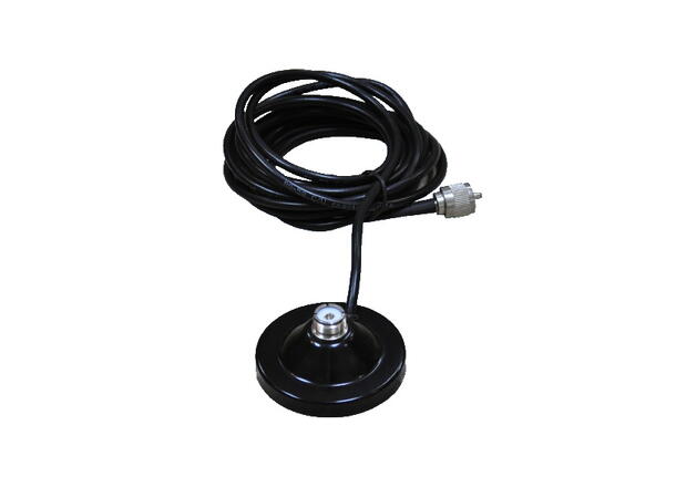 AlfaGear Magnetfot m/4m kabel + FME For UHF plugg i sokkel