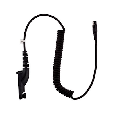 Câble De Raccordement Radio Peltor 3M Pour Casques CH-3 - Compatible Kenwood 2 Broches, Câble Spiralé, Prêt à Brancher