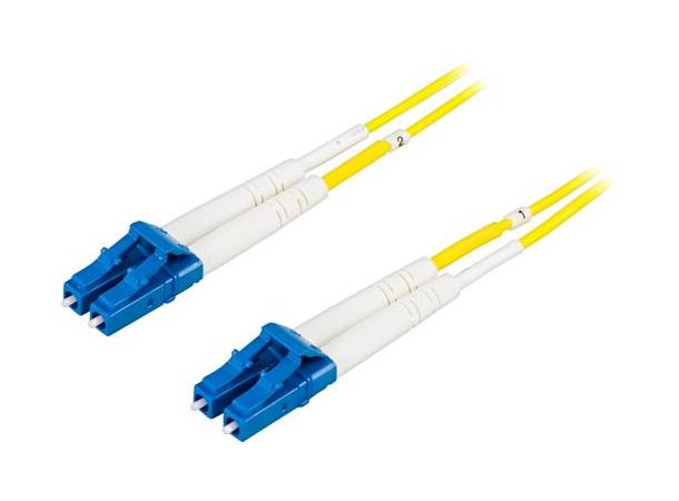 Fiberkabel, LC - LC, 9/125, OS2, Duplex Singelmodus, 30m