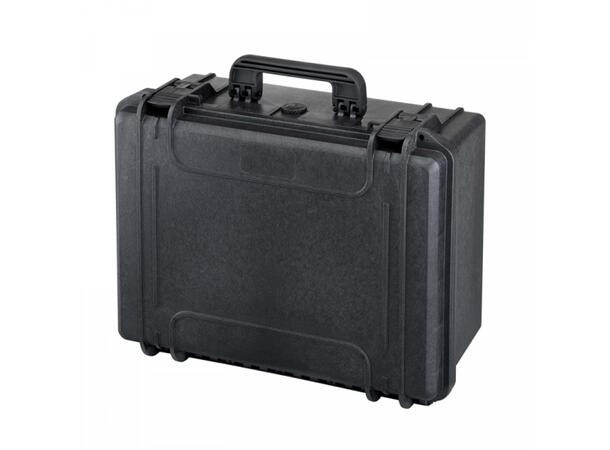 MAX Case transportkasse 465H220 465 x 335 x 220, sort, tom