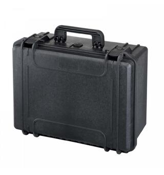 MAX Case transportkasse 465H220 465 x 335 x 220, sort, tom