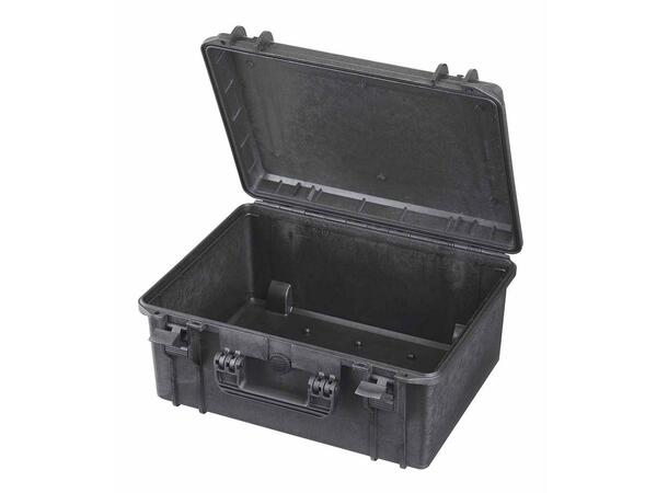 MAX Case transportkasse 465H220 465 x 335 x 220, sort, tom