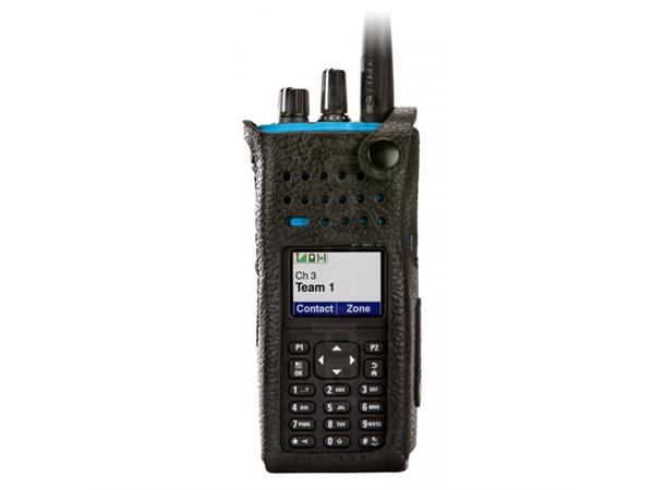 Motorola bæreveske, hardt lær, belteloop Til DP4X01 ATEX