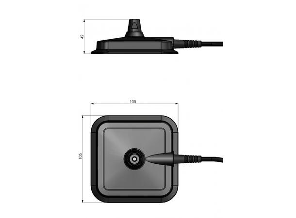 SCAN antennefot multimag Med 3,5m FME-F, M5/M6