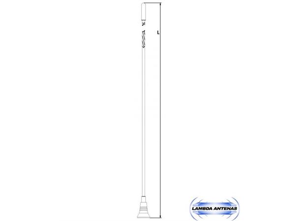 Lambda 134-250 MHz 1/4 flex