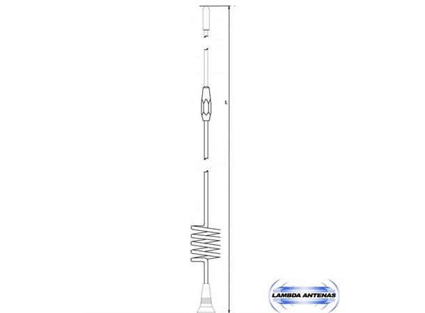 Lambda 134-250 MHz 3 dBd / 5,1 dBi