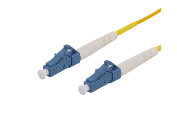 OS2 fiberkabel LC - LC, simplex Singlemode, UPC, 9/125, 1 m