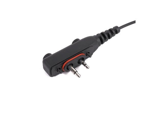 AlfaGear Monofon medium LS Icom LS, med 3,5mm/minijack, IP54