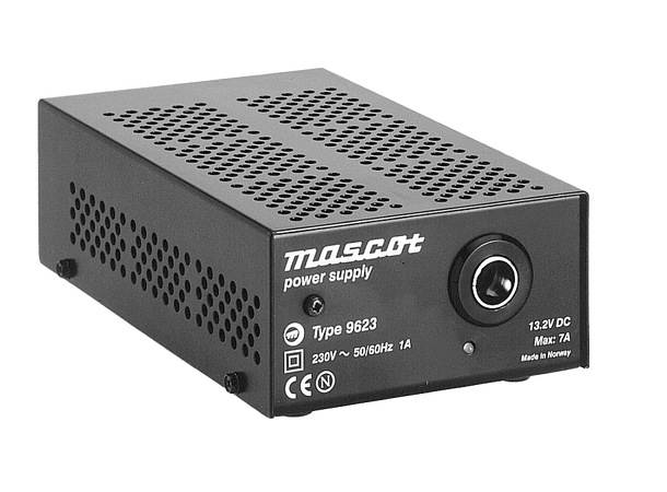 Mascot 9623 AC/DC 12 VDC Hella-kontakt Inn 198-264 VAC, ut 12 VDC