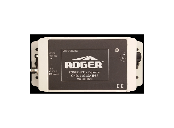 Roger GNSS repeater utendørs (IP67) Uten strømforsyning (AC)