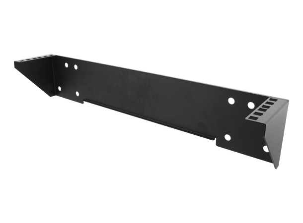 Rack 19" veggmontert 2U, sort, stål