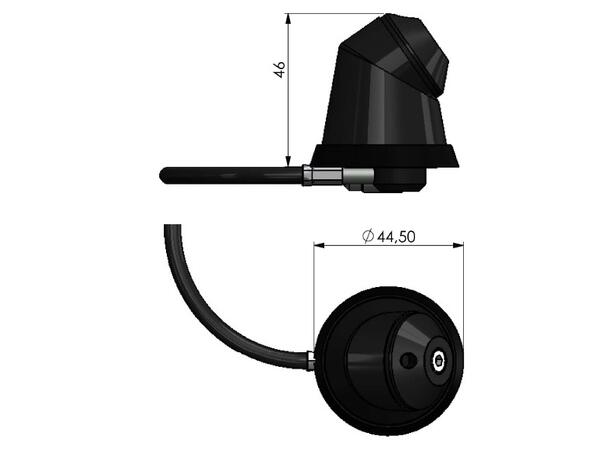 Scan antennefot SX 0,15 m kabel, FME-m