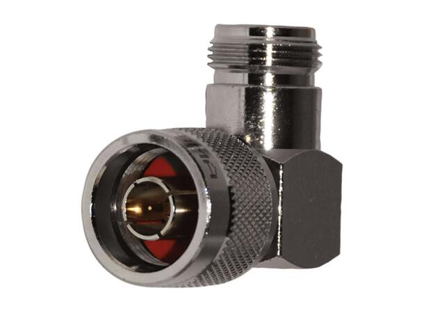 RF konnektor N-f/N-f vinkel