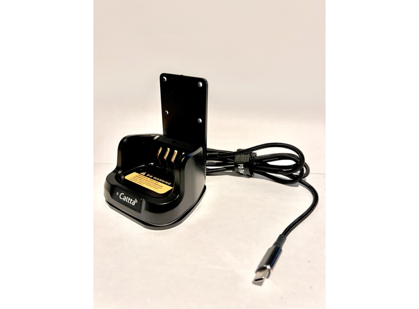 AlfaGear aktiv holder PH6xx/Brodit Med USB-C lader/AMPs hullbilde