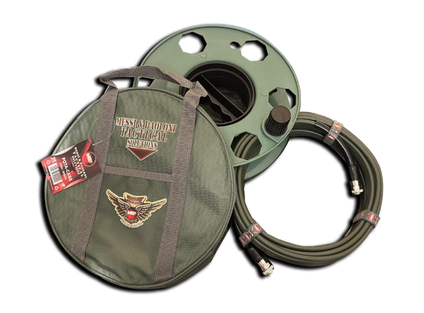 M&P koakskabel TAC KIT 15 meter, Stealth-Flex 7, N/N