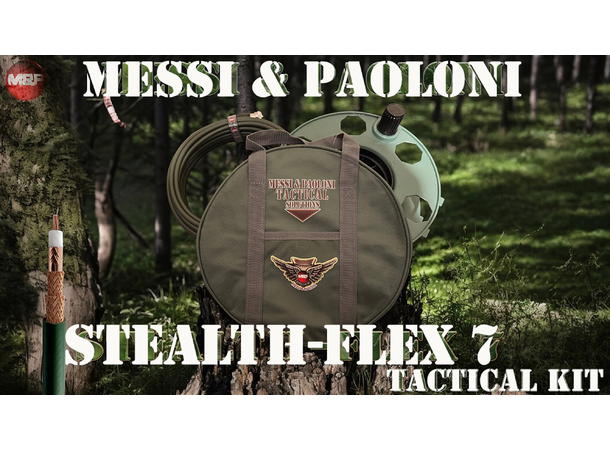 M&P koakskabel TAC KIT 15 meter, Stealth-Flex 7, N/N