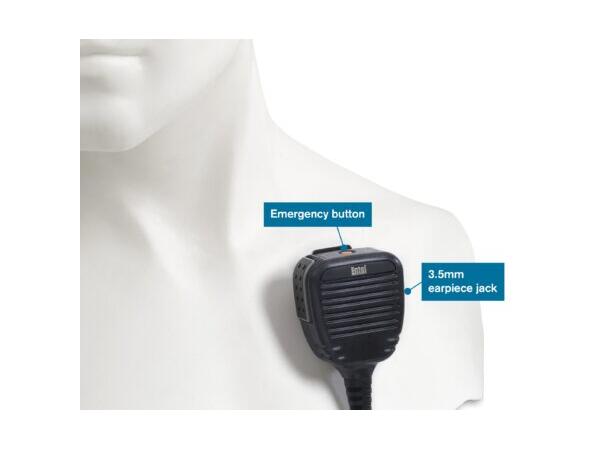 Entel monofon DX/DN Med 3,5mm minijack og nødknapp