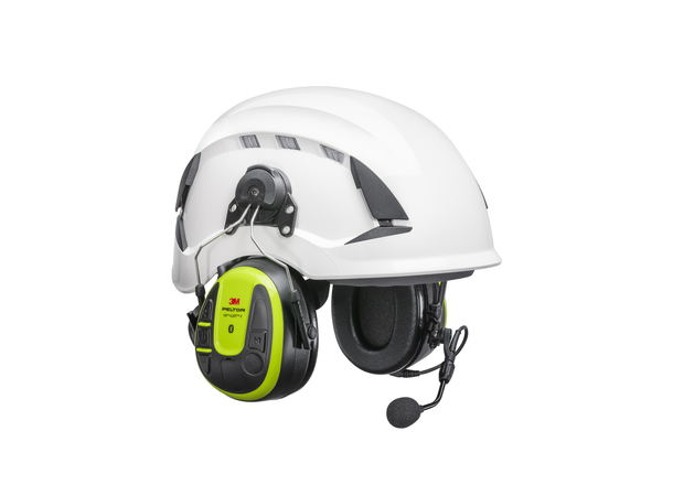 PELTOR WS Alert X(3M) Hjelmfeste, sterk gul, app