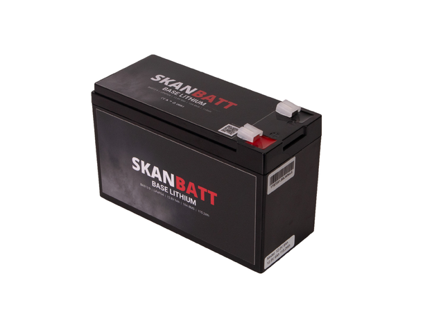 SKANBATT Base Lithium - 12V 9Ah 10A BMS 150x65x95mm