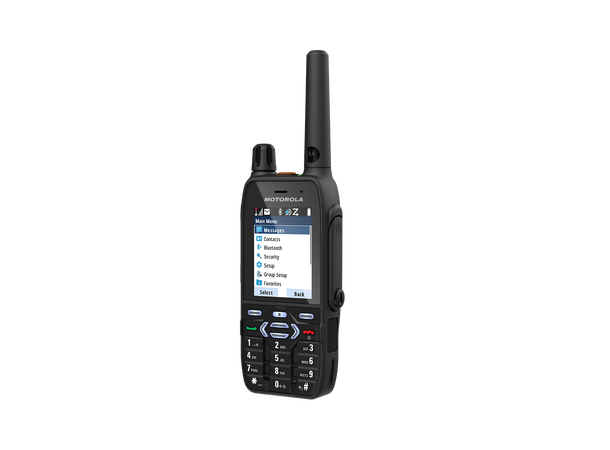 Motorola MXP600 TETRA terminal clear inkl ant, batt, belteclips og HI- pow