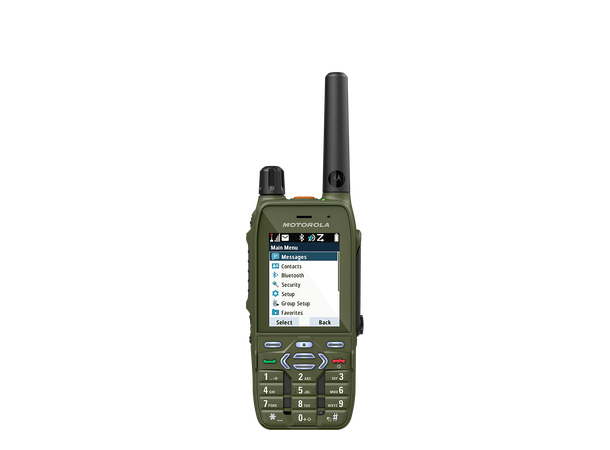 Motorola MXP600 TETRA terminal clear inkl ant, batt, belteclips og HI- pow